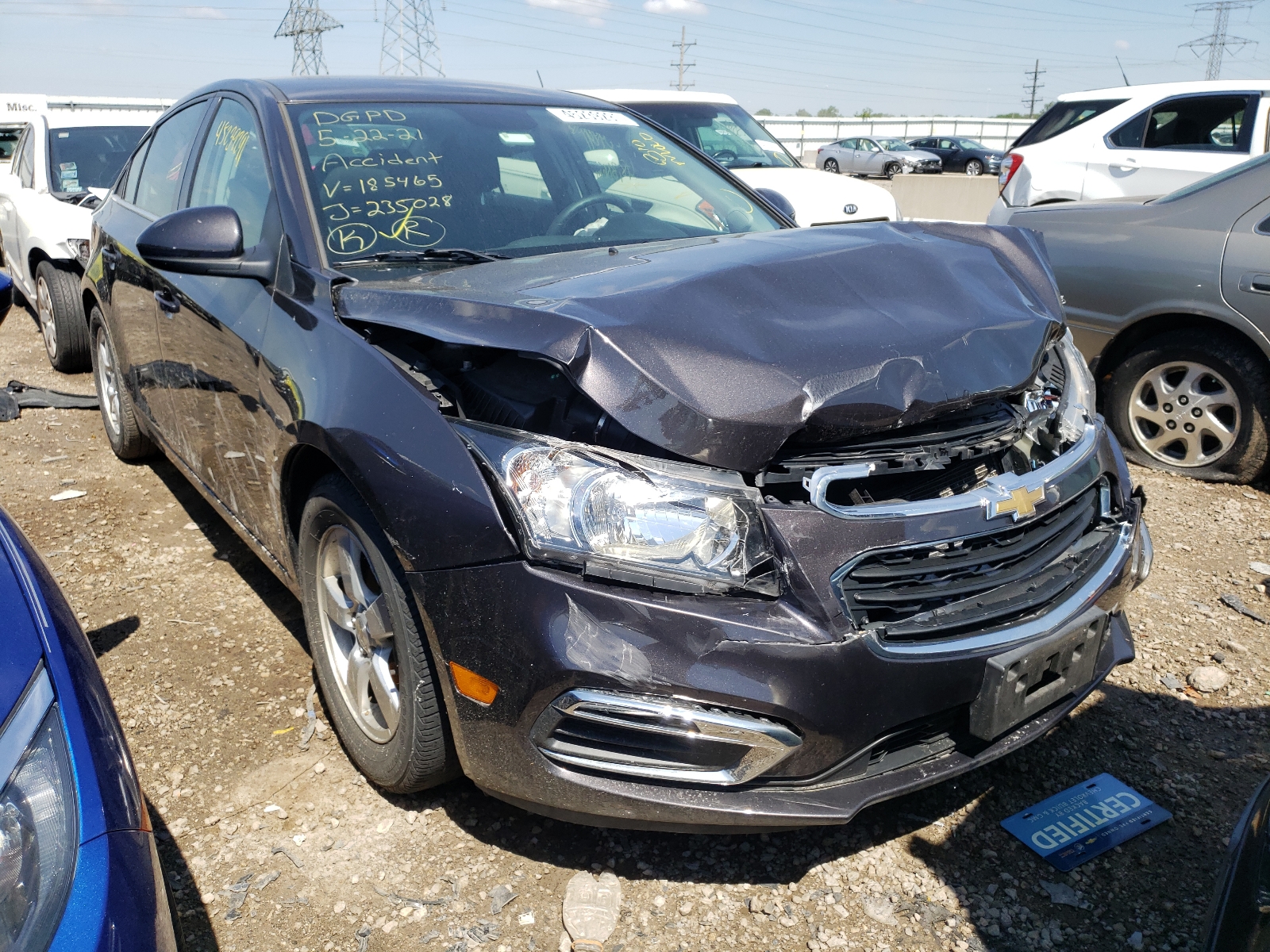 2016 Chevrolet Cruze Limited Lt VIN: 1G1PE5SB4G7185465 Lot: 47282962