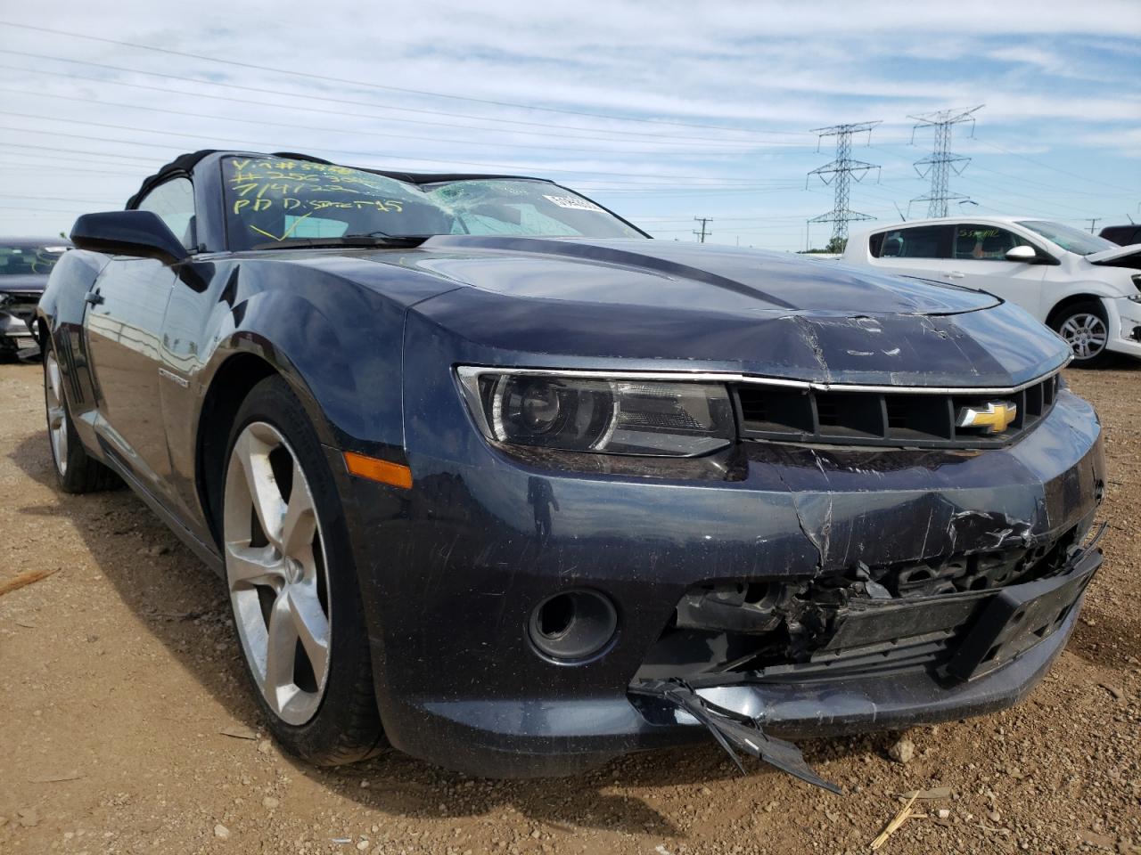 2014 Chevrolet Camaro Lt VIN: 2G1FC3D3XE9195456 Lot: 64571544