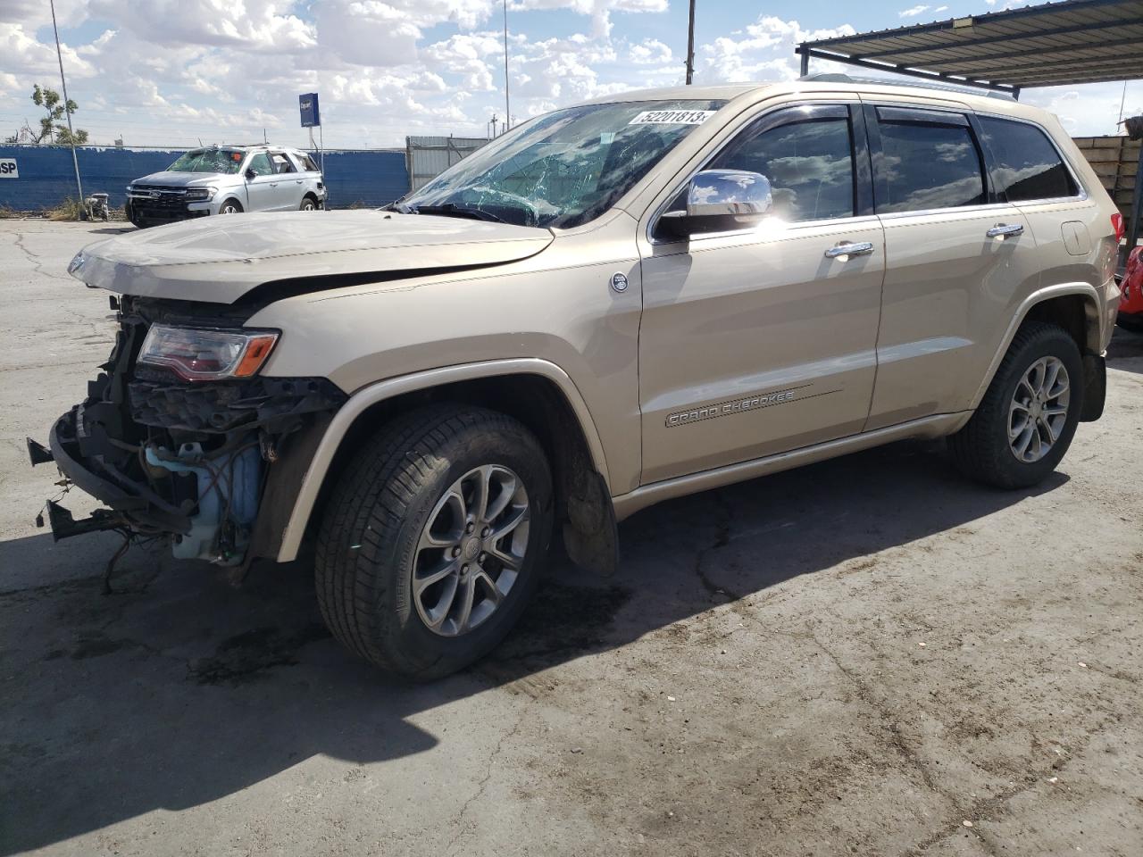 2014 Jeep Grand Cherokee Overland VIN: 1C4RJFCM1EC298828 Lot: 52201813