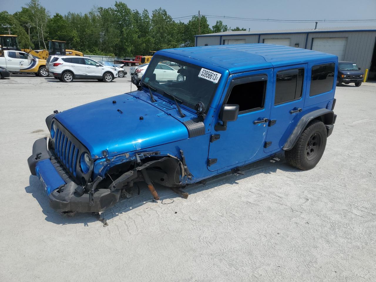 2016 Jeep Wrangler Unlimited Sahara VIN: 1C4BJWEG4GL272347 Lot: 53956613