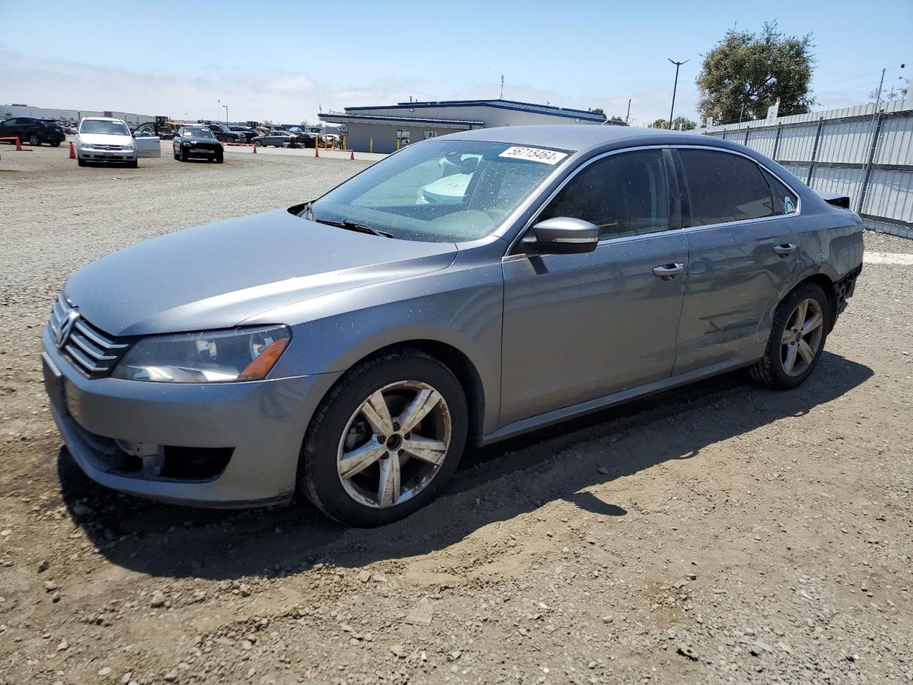 2013 Volkswagen Passat Se VIN: 1VWBP7A37DC059618 Lot: 56715464