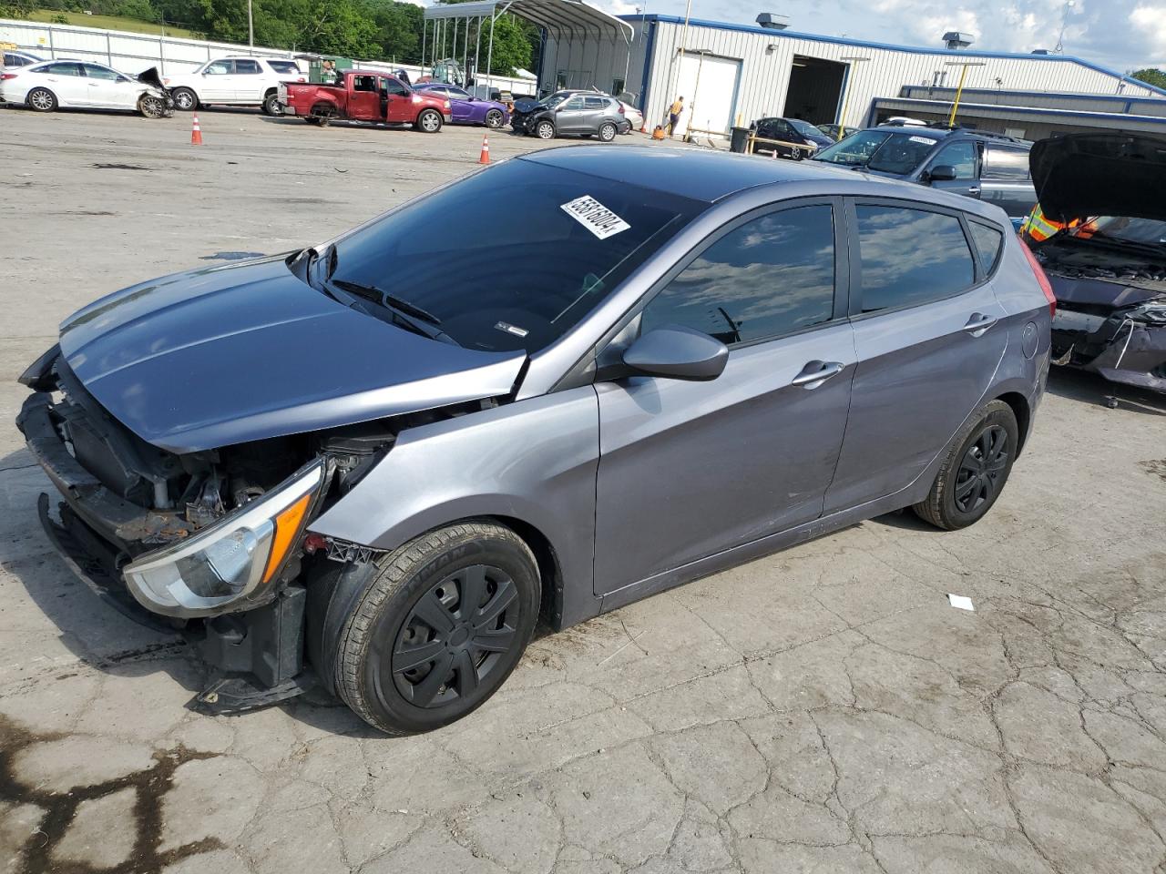 2017 Hyundai Accent Se VIN: KMHCT5AE1HU300870 Lot: 55816004