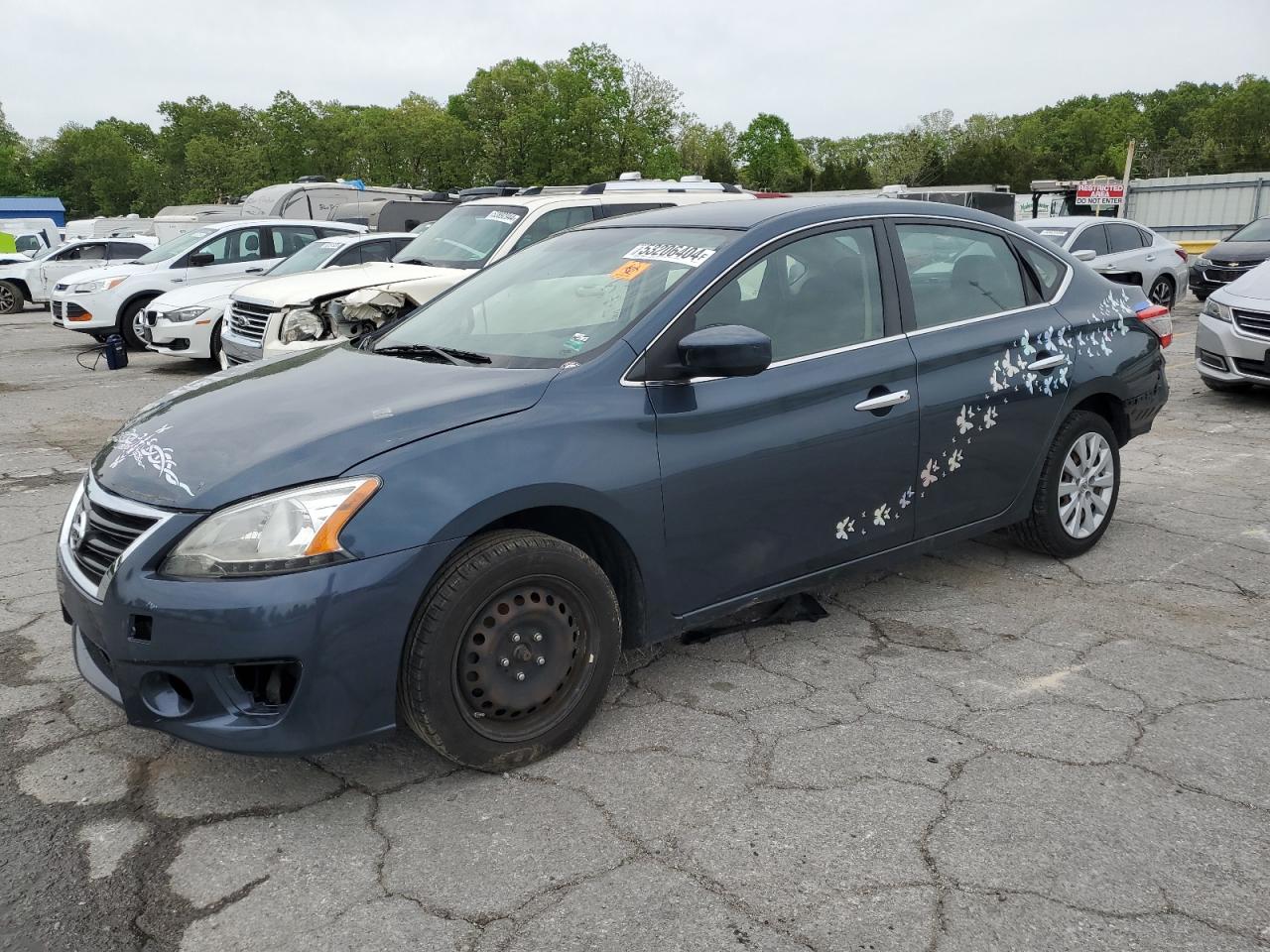 2015 Nissan Sentra S VIN: 3N1AB7AP0FL657754 Lot: 53206404