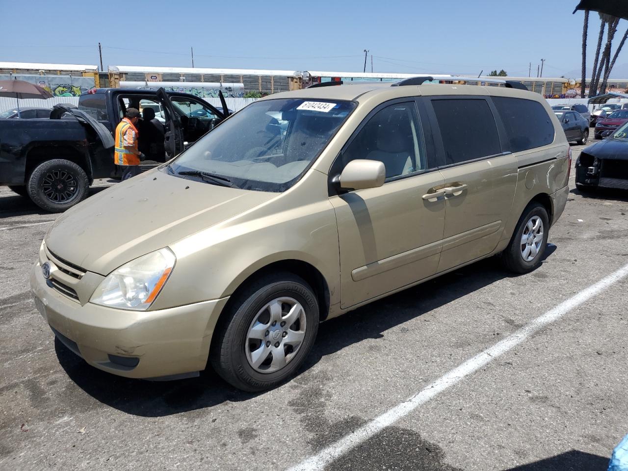 2010 Kia Sedona Lx VIN: KNDMG4C34A6325419 Lot: 61042434