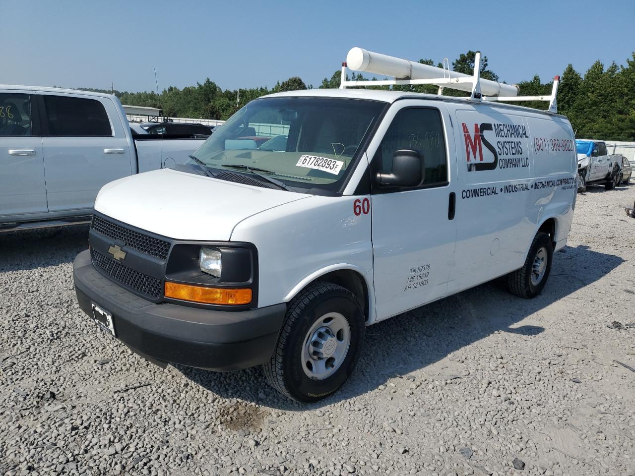 2016 Chevrolet Express G2500 VIN: 1GCWGAFF3G1212936 Lot: 61782893