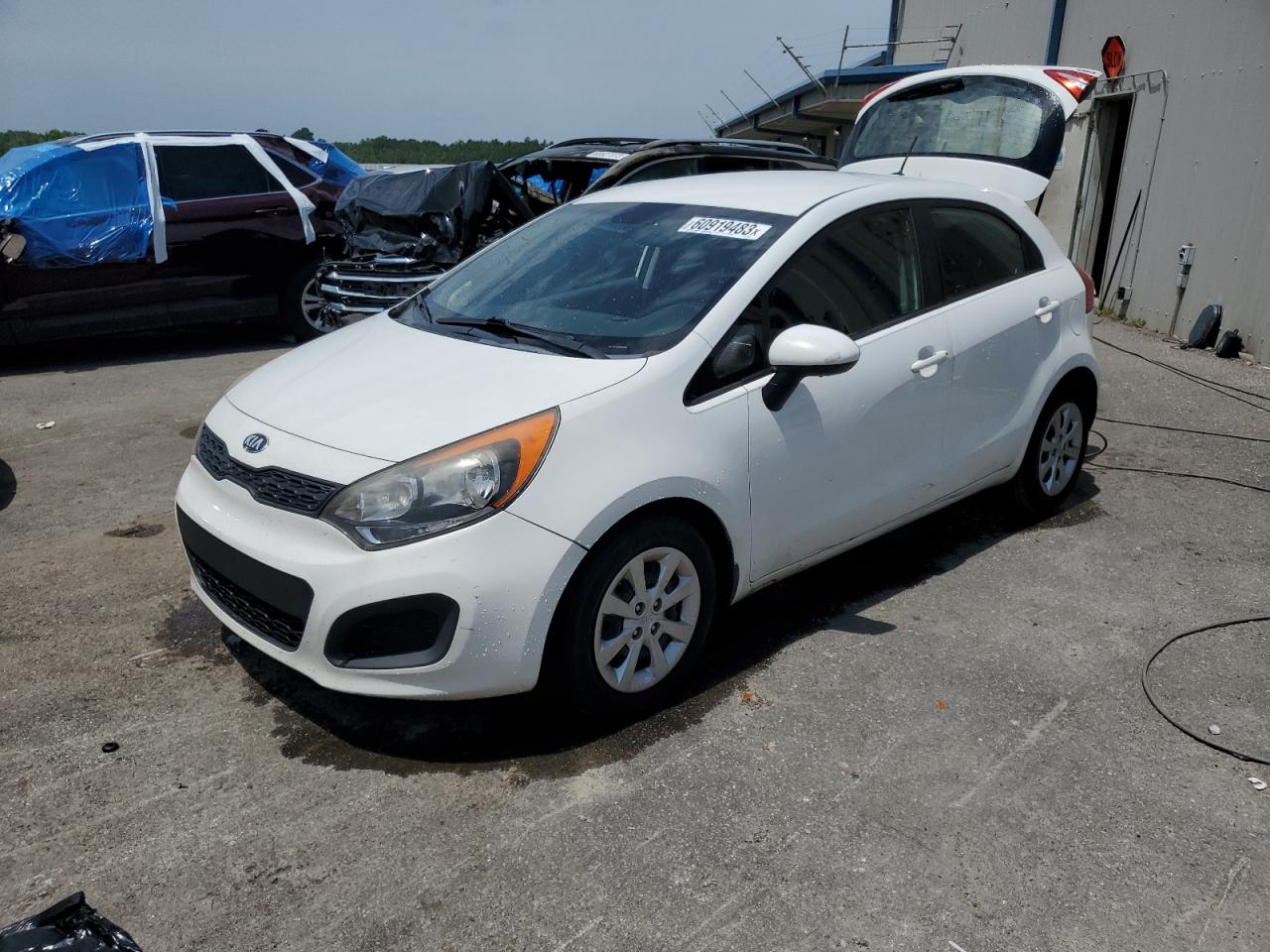 2013 Kia Rio Lx VIN: KNADM5A30D6174663 Lot: 60919483