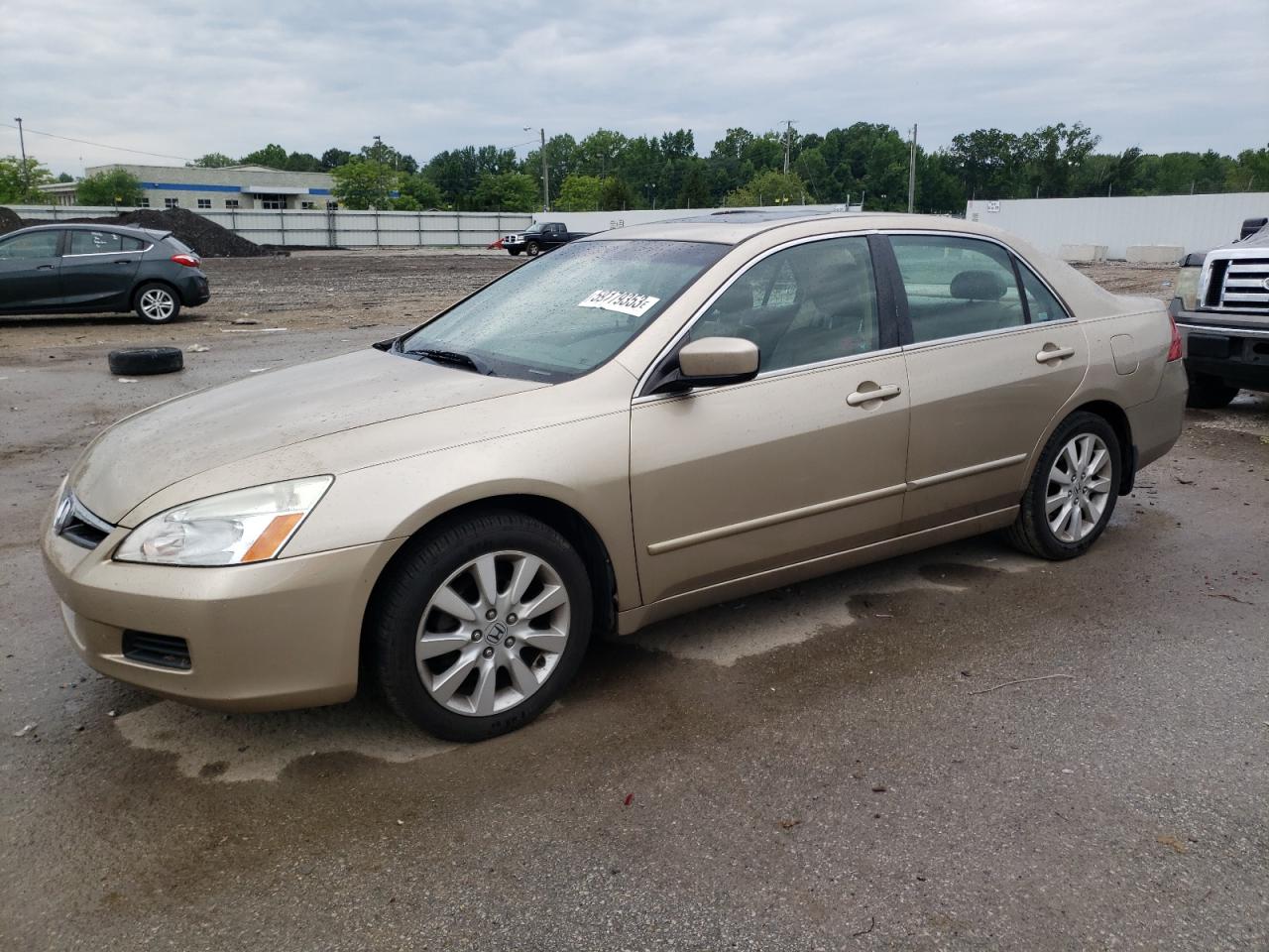 2007 Honda Accord Ex VIN: 1HGCM66517A070295 Lot: 59179353