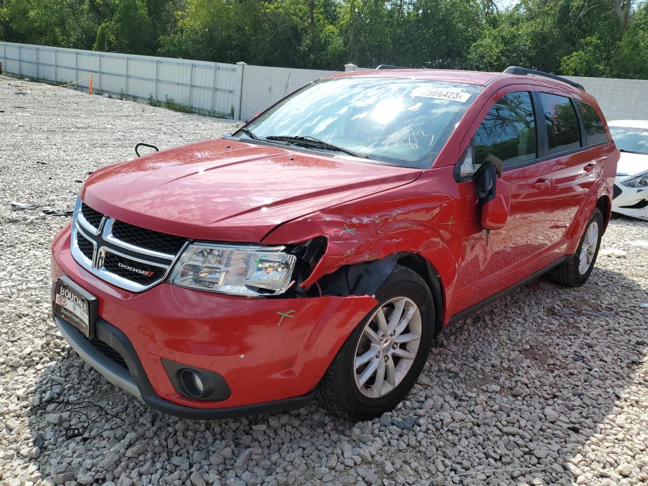 2013 Dodge Journey Sxt VIN: 3C4PDCBG3DT564975 Lot: 62566423