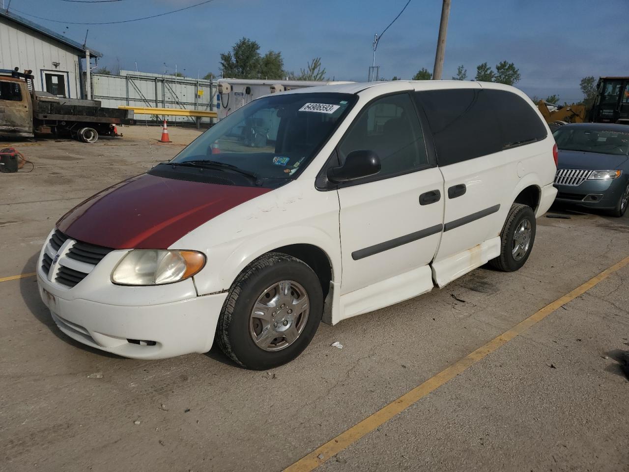 2007 Dodge Grand Caravan Se VIN: 1D4GP24E87B176680 Lot: 64906593