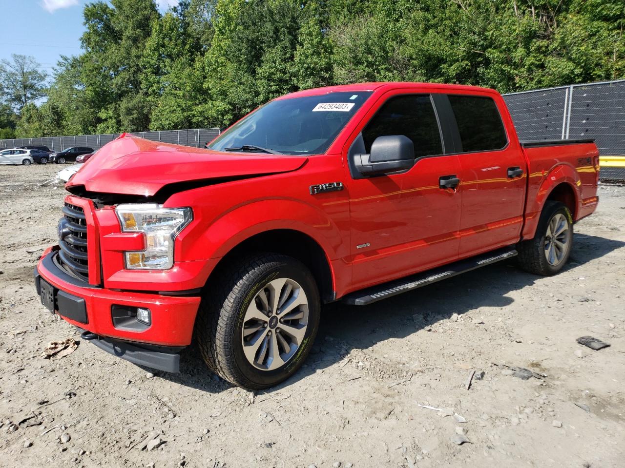 2017 Ford F150 Supercrew VIN: 1FTEW1EP4HKC15851 Lot: 64293403