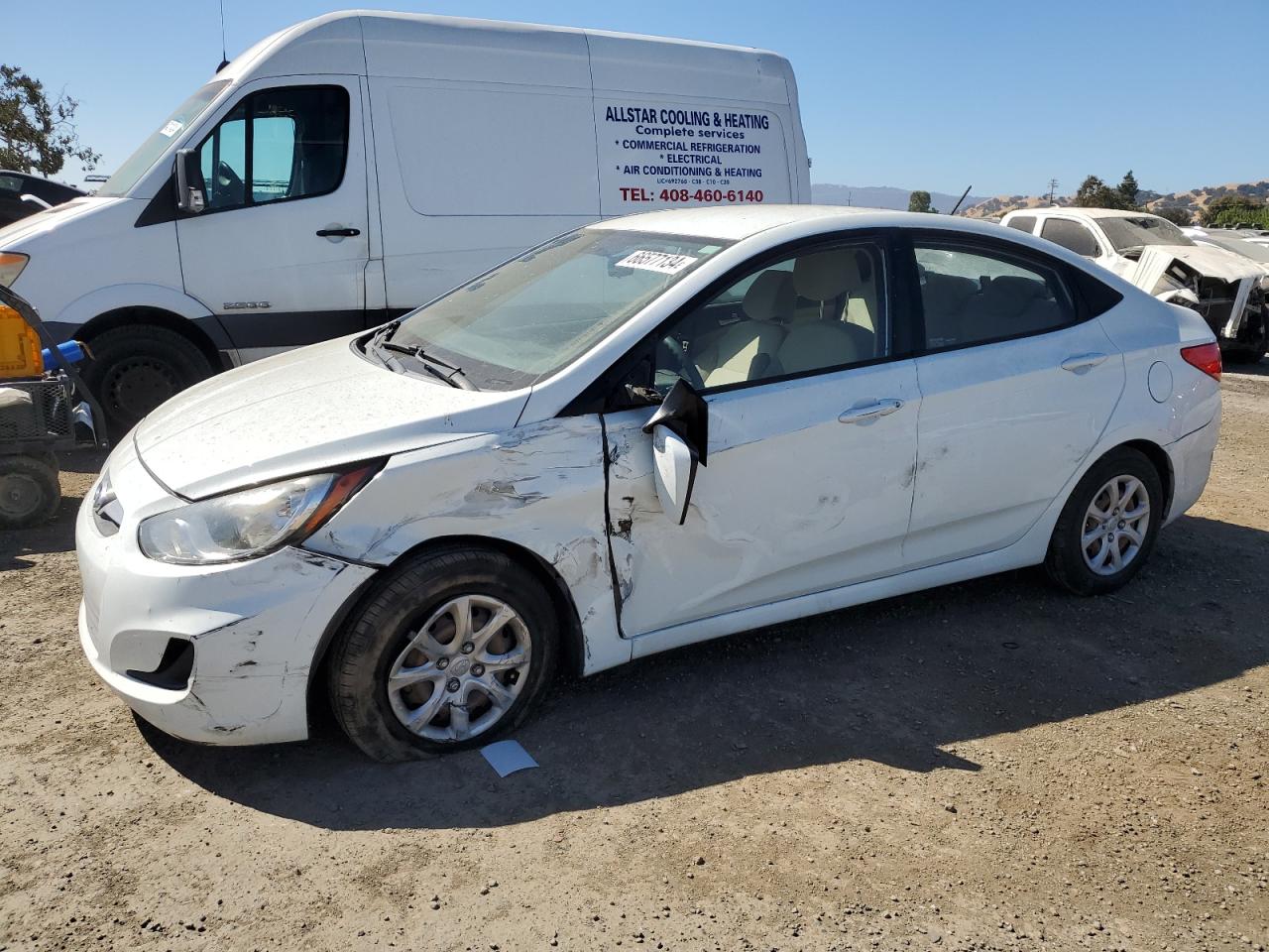 2014 Hyundai Accent Gls VIN: KMHCT4AE6EU726446 Lot: 66577134