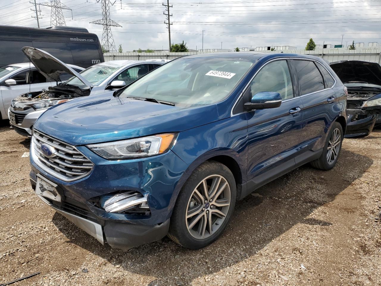 2020 Ford Edge Titanium VIN: 2FMPK3K93LBB59521 Lot: 64973944