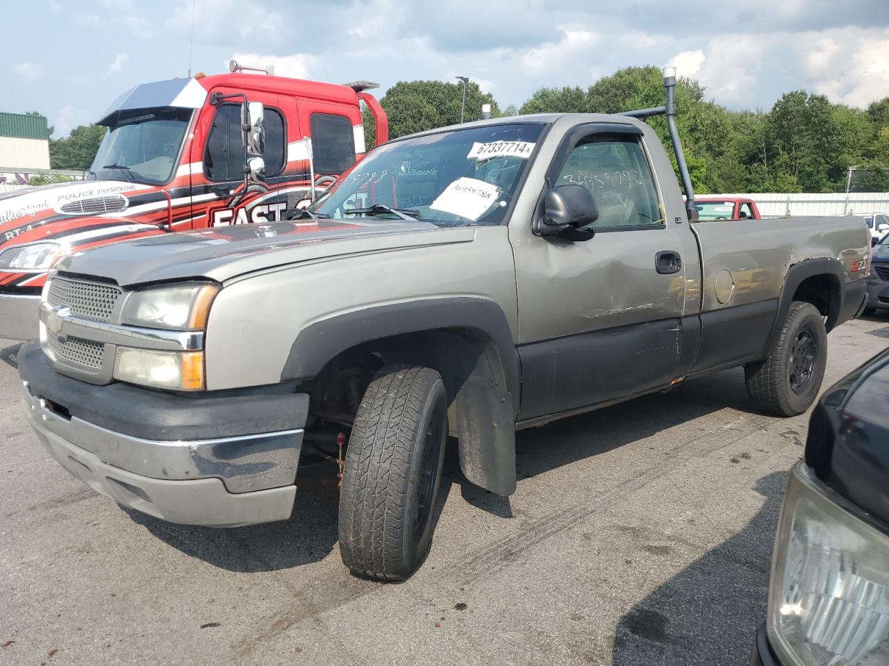 2003 Chevrolet Silverado K1500 VIN: 1GCEK14T23Z240175 Lot: 67337714