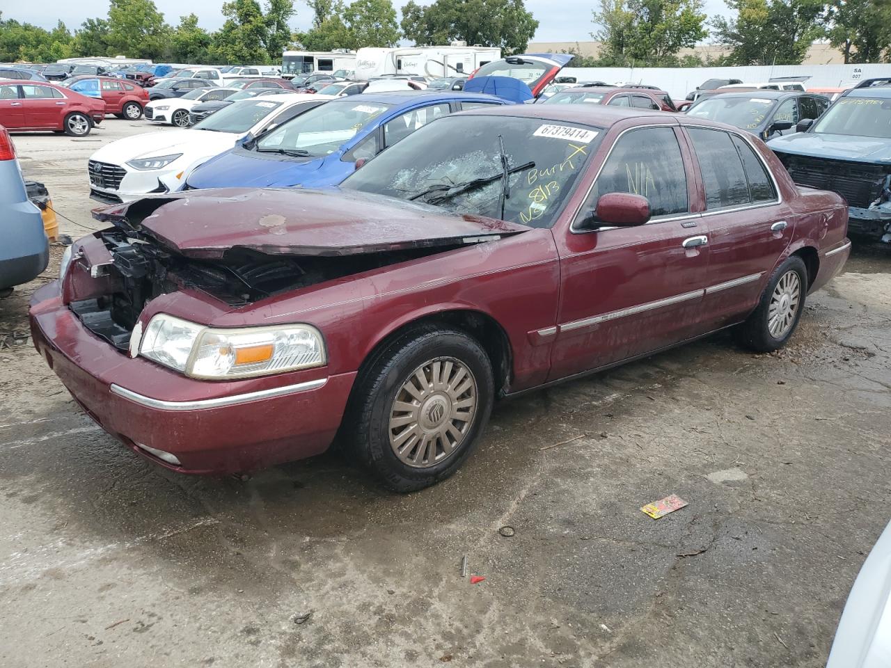 2008 Mercury Grand Marquis Ls VIN: 2MEHM75V48X631480 Lot: 67379414