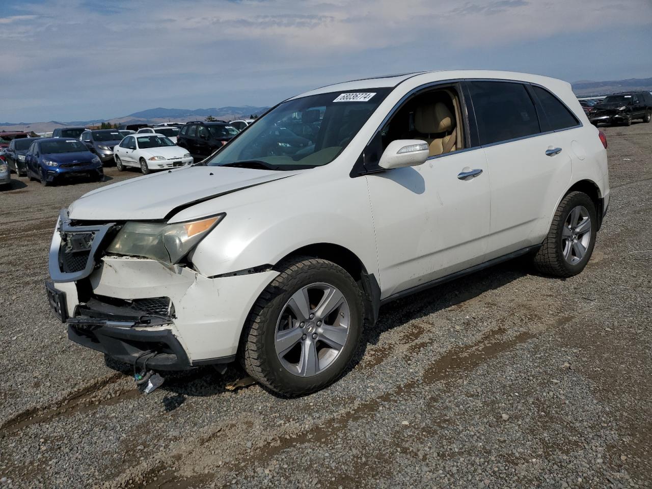 2011 Acura Mdx VIN: 2HNYD2H24BH529470 Lot: 68036774