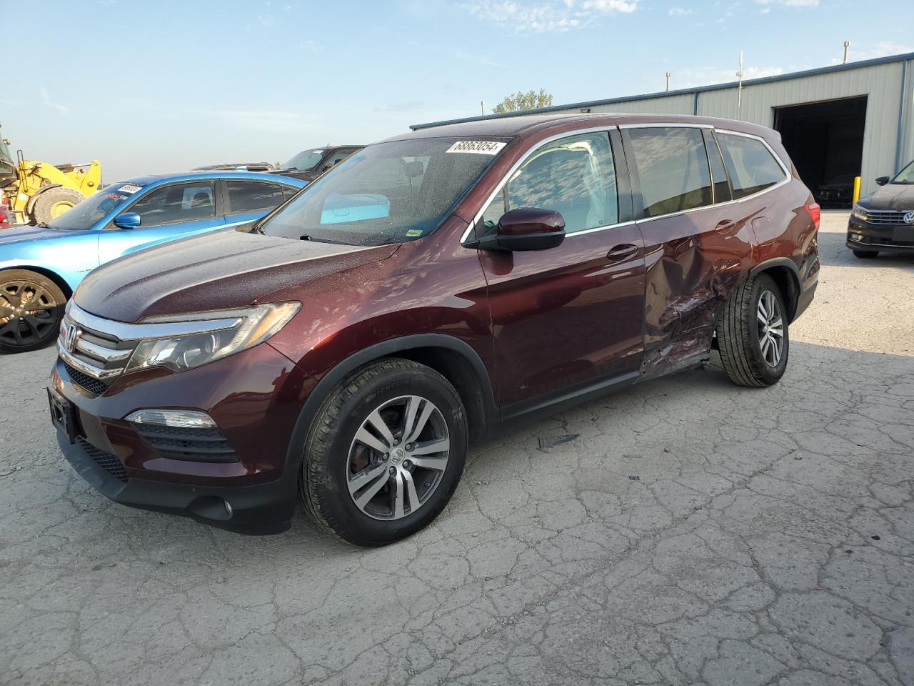 2017 Honda Pilot Exl VIN: 5FNYF6H59HB035024 Lot: 68863054