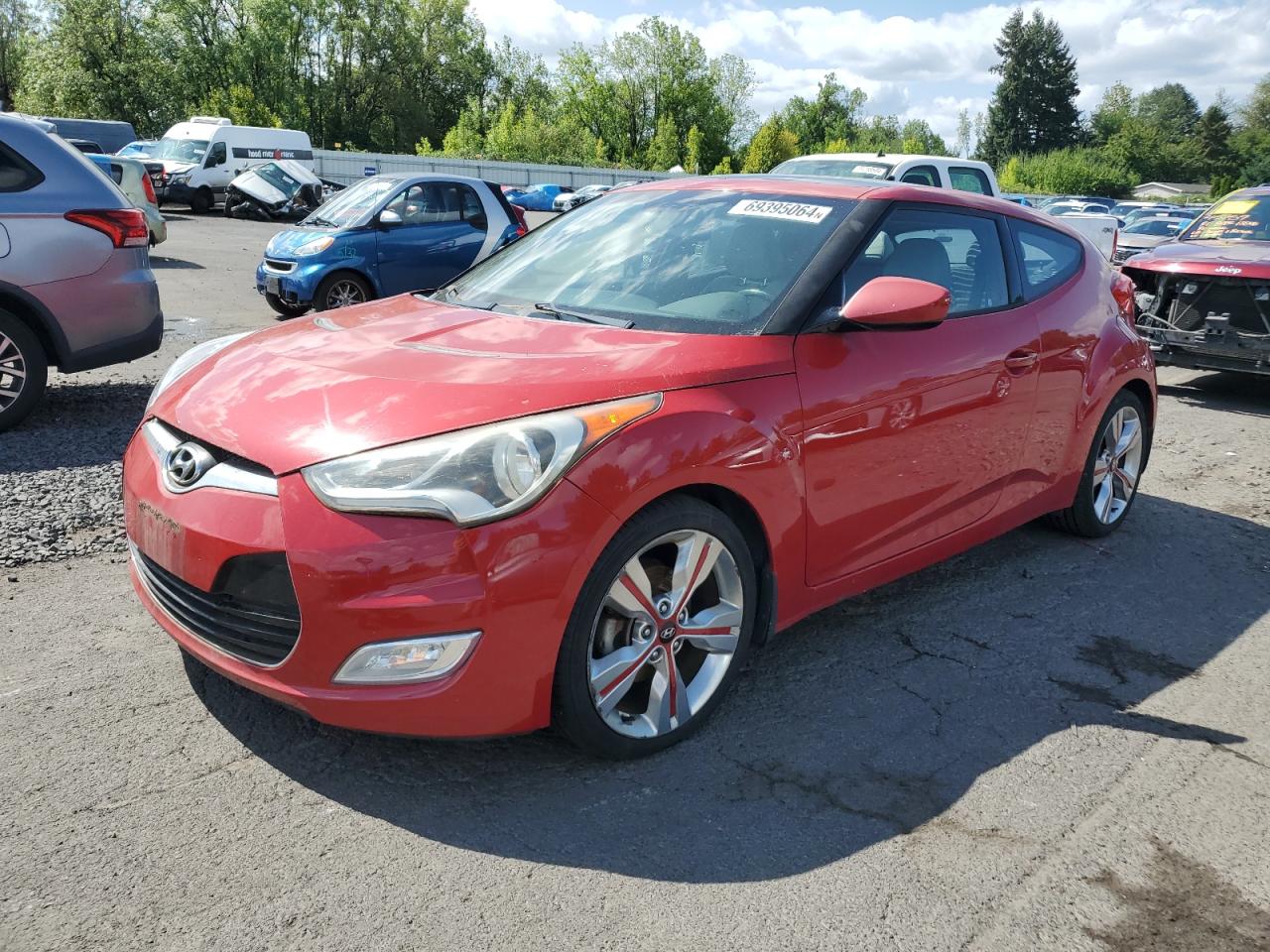 2014 Hyundai Veloster VIN: KMHTC6AD7EU190111 Lot: 69395064