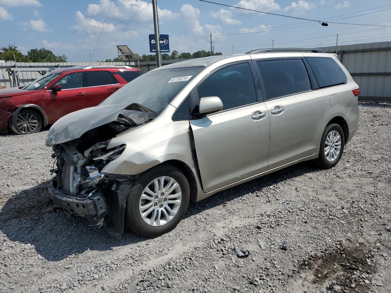 2016 Toyota Sienna Xle VIN: 5TDYK3DC4GS743240 Lot: 66198234