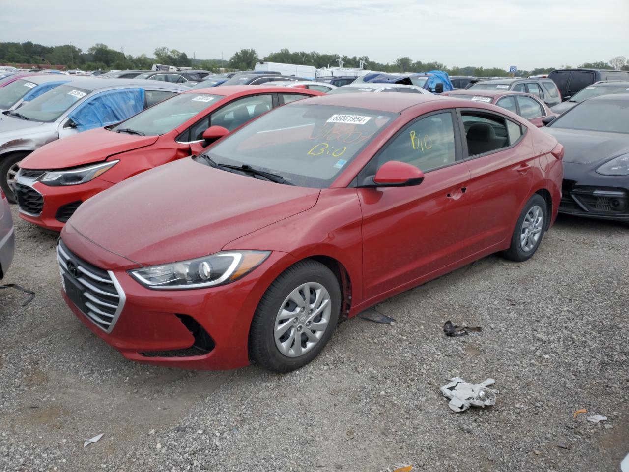 2017 Hyundai Elantra Se VIN: KMHD74LFXHU318857 Lot: 66861954