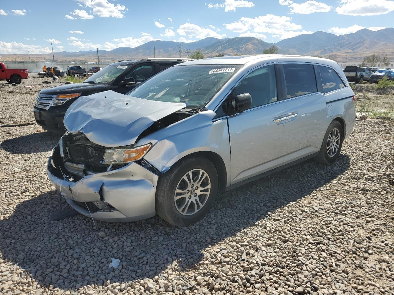 2012 Honda Odyssey Exl VIN: 5FNRL5H68CB136144 Lot: 68341714