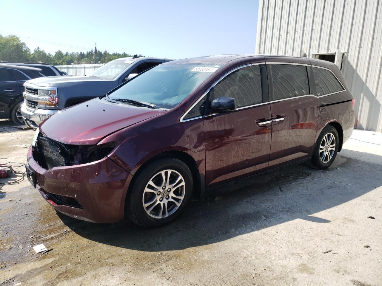 2013 Honda Odyssey Exl VIN: 5FNRL5H6XDB061657 Lot: 68760434