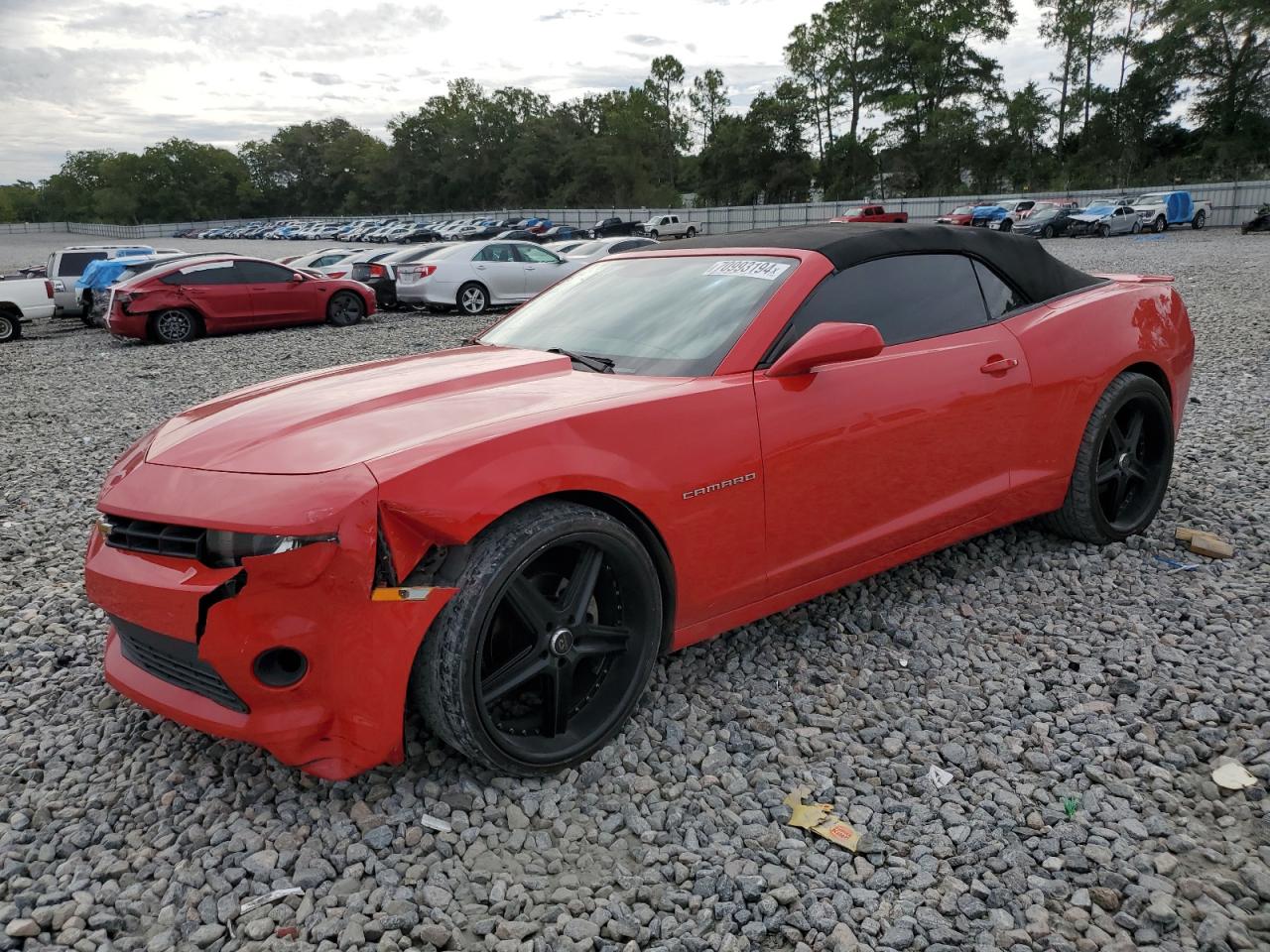 2015 Chevrolet Camaro Lt VIN: 2G1FD3D31F9220467 Lot: 70993194