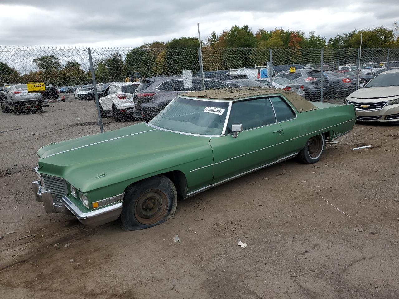 1972 Cadillac Deville VIN: 6D47R2Q194116 Lot: 71662364