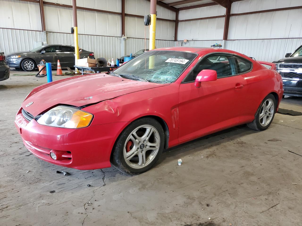 2004 Hyundai Tiburon Gt VIN: KMHHN65F84U152767 Lot: 70749194