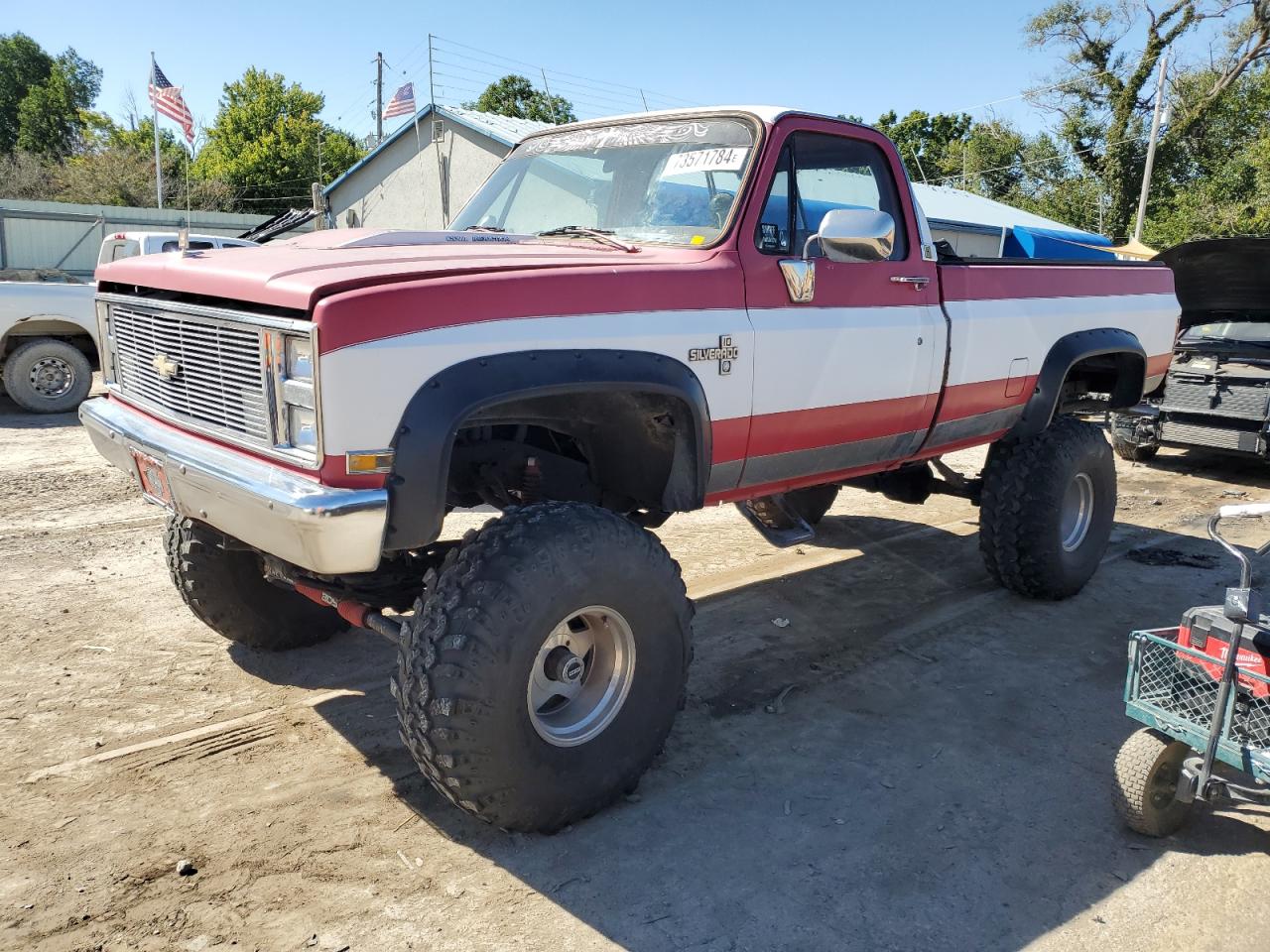 1986 Chevrolet K10 VIN: 1GCEK14CXGF444424 Lot: 73571784