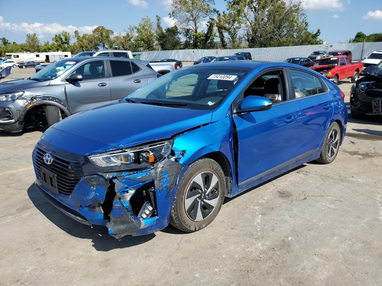 2017 Hyundai Ioniq Sel VIN: KMHC75LC6HU039641 Lot: 73410094