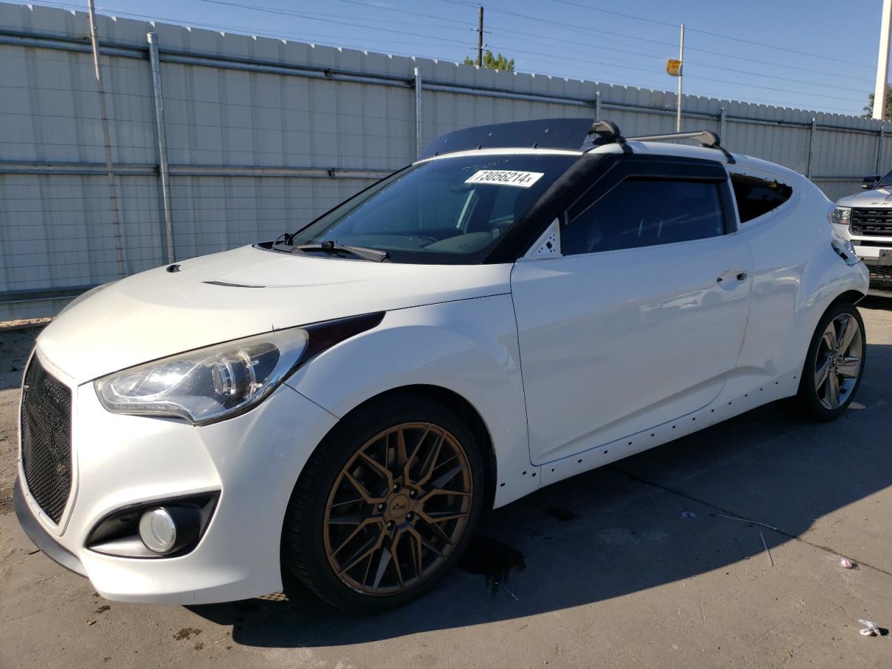 2013 Hyundai Veloster Turbo VIN: KMHTC6AEXDU136650 Lot: 73056214