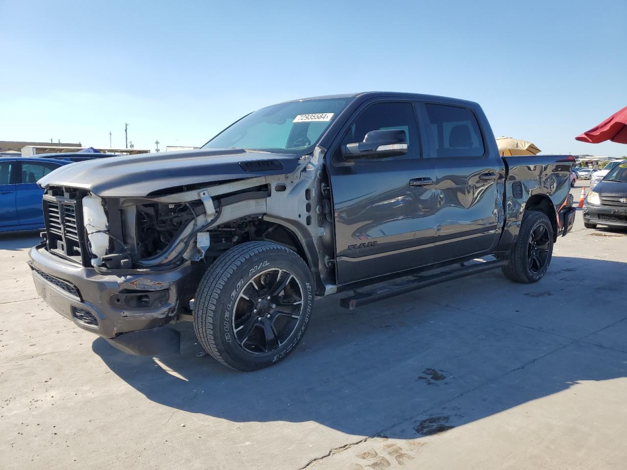 2021 Ram 1500 Big Horn/Lone Star VIN: 1C6RREFT1MN575574 Lot: 72935584