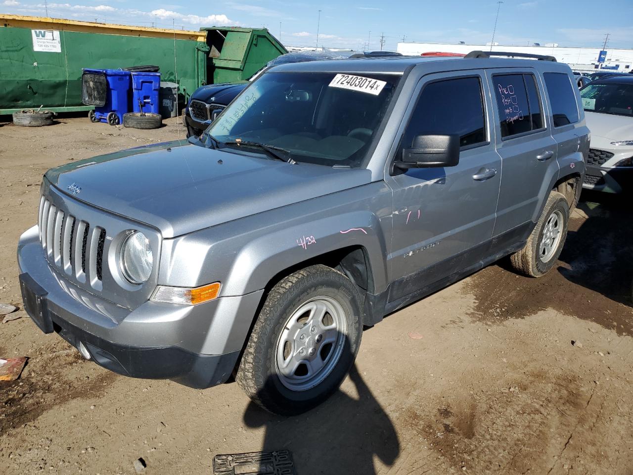 2016 Jeep Patriot Sport VIN: 1C4NJRBB1GD712493 Lot: 72403014