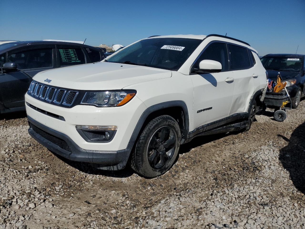 2018 Jeep Compass Latitude VIN: 3C4NJCBB8JT124539 Lot: 72589004