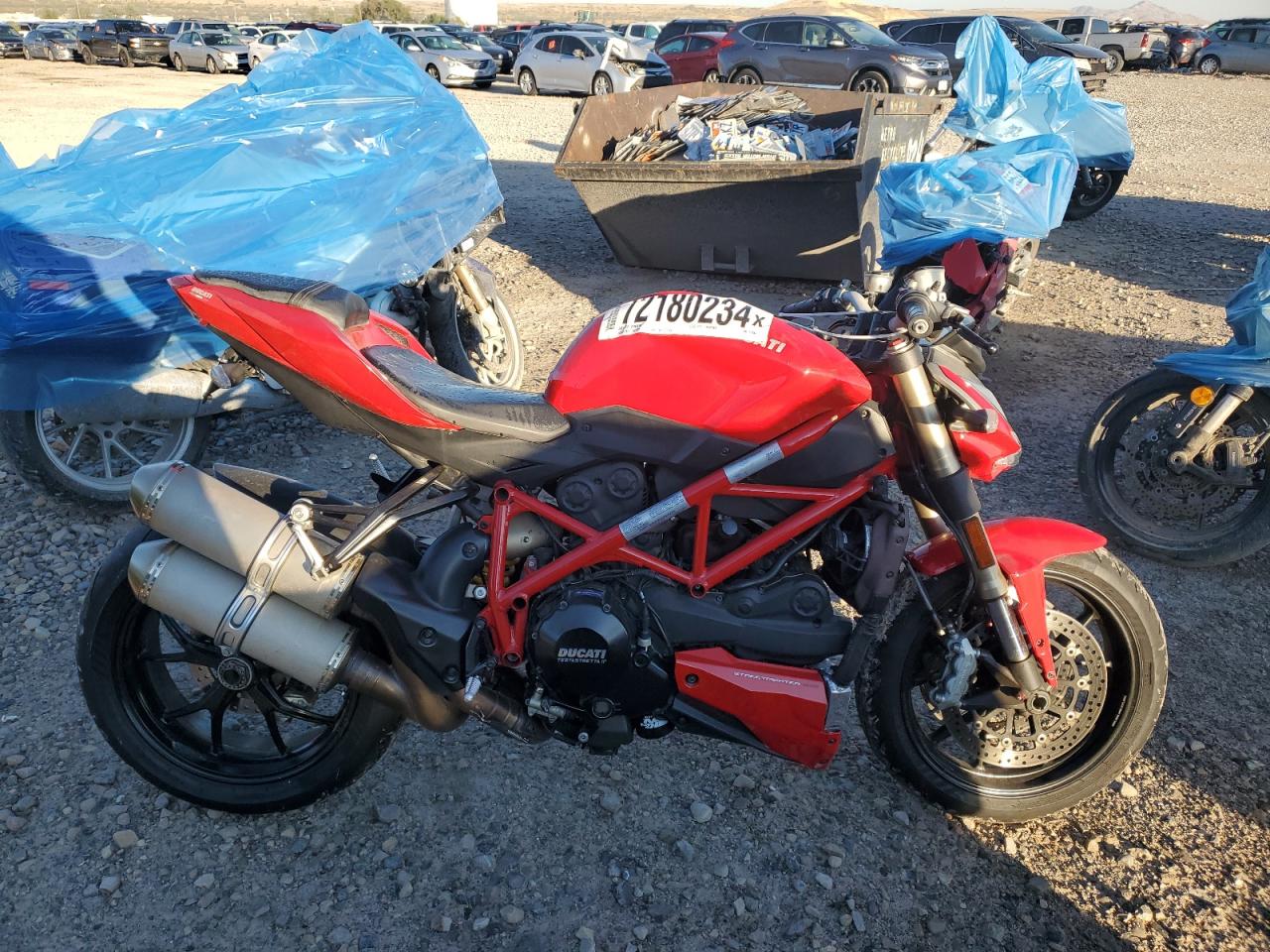 2013 Ducati Streetfighter 848 VIN: ZDM11BMV0DB014563 Lot: 72180234