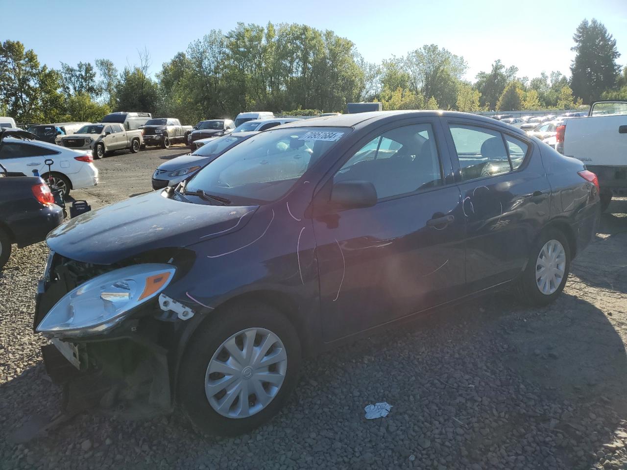 2014 Nissan Versa S VIN: 3N1CN7AP2EL842404 Lot: 82813504