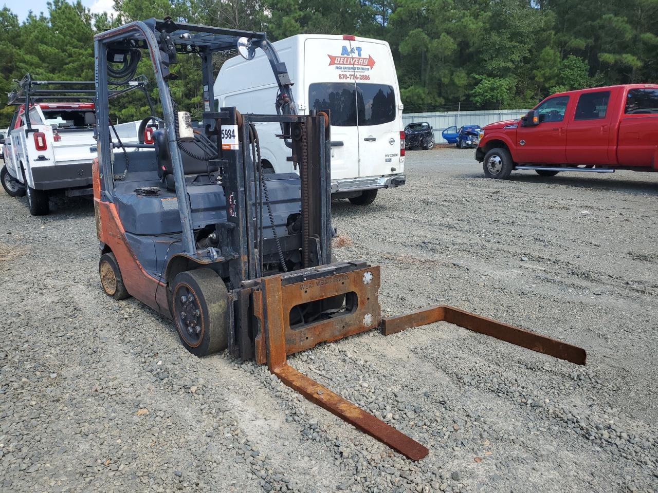 2016 Toyota Forklift VIN: 8FGCU2575153 Lot: 72287914