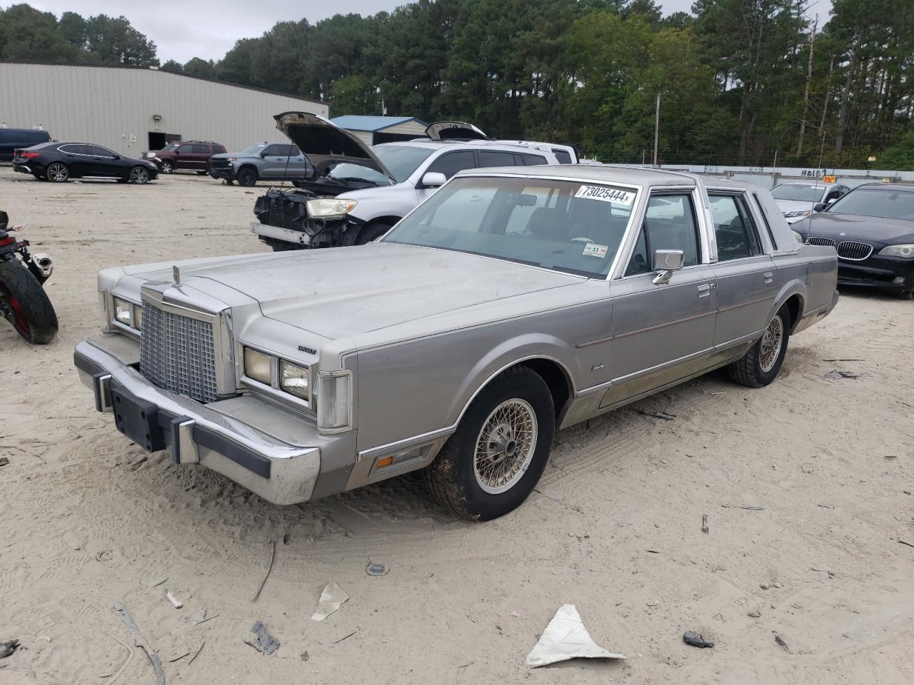 1987 Lincoln Town Car Cartier VIN: 1LNBM83F8HY605999 Lot: 73025444