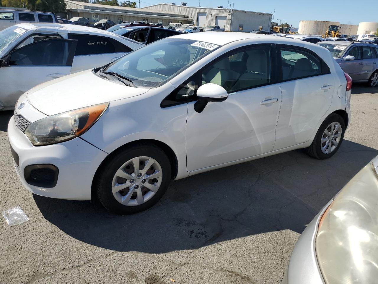 2013 Kia Rio Lx VIN: KNADM5A32D6110043 Lot: 72442574