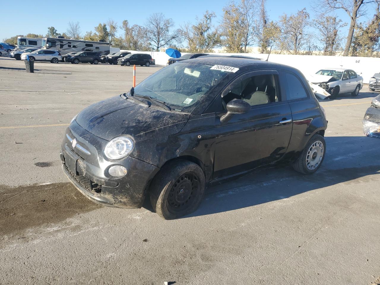 2012 Fiat 500 Pop VIN: 3C3CFFAR5CT381111 Lot: 76504914