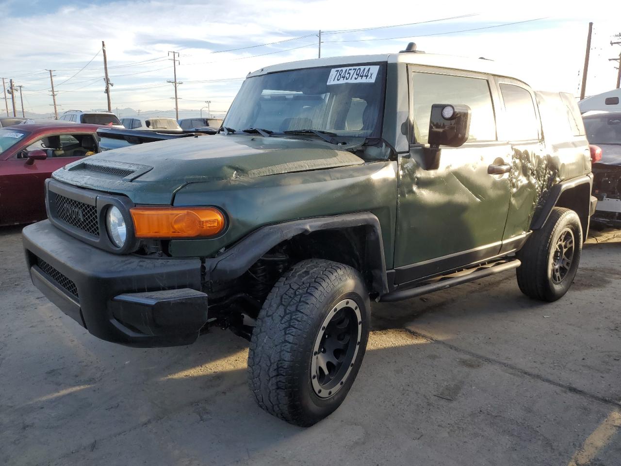 2014 Toyota Fj Cruiser VIN: JTEBU4BF7EK186066 Lot: 78457944