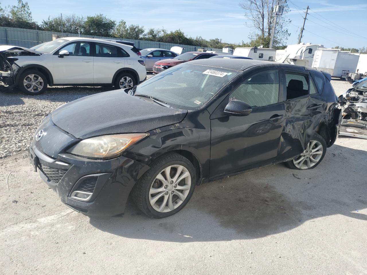 2011 Mazda 3 S VIN: JM1BL1K51B1473742 Lot: 72460374