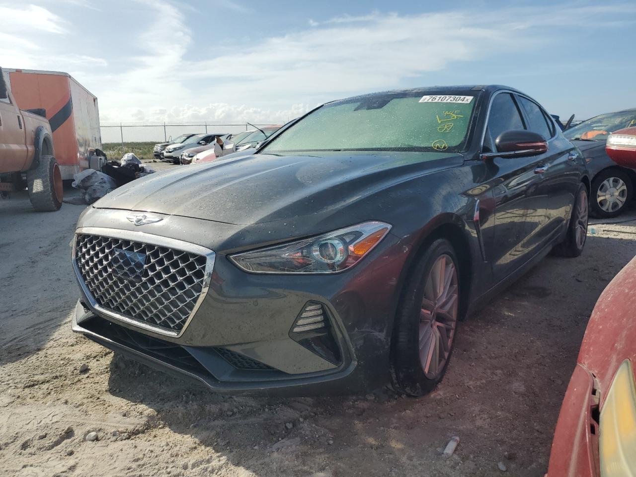 2021 Genesis G70 Elite VIN: KMTG34LA8MU066796 Lot: 82797274