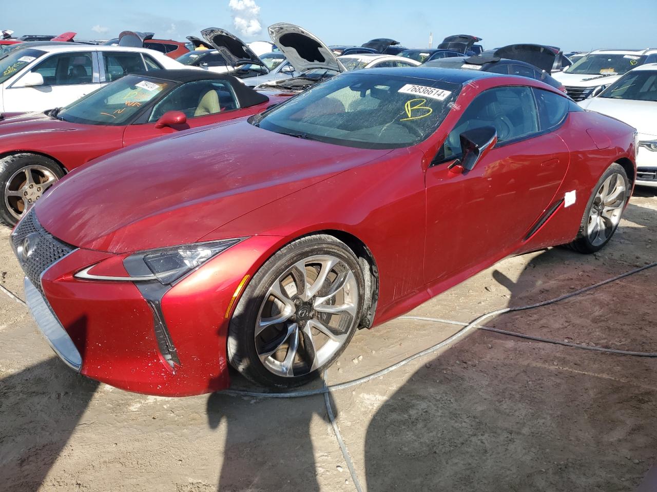 2018 Lexus Lc 500 VIN: JTHHP5AY8JA003187 Lot: 76836614