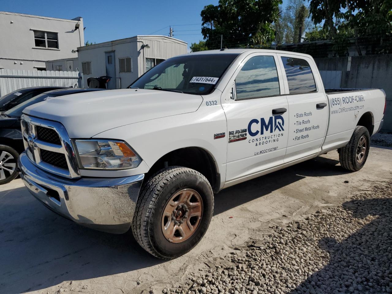 2017 Ram 2500 St VIN: 3C6UR5HJ2HG540322 Lot: 77281114