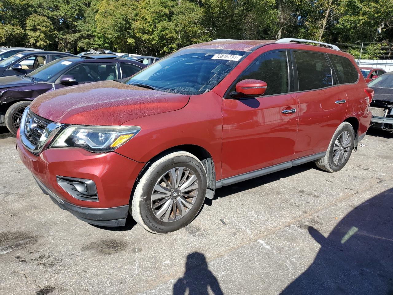 2017 Nissan Pathfinder S VIN: 5N1DR2MN6HC661174 Lot: 76846234