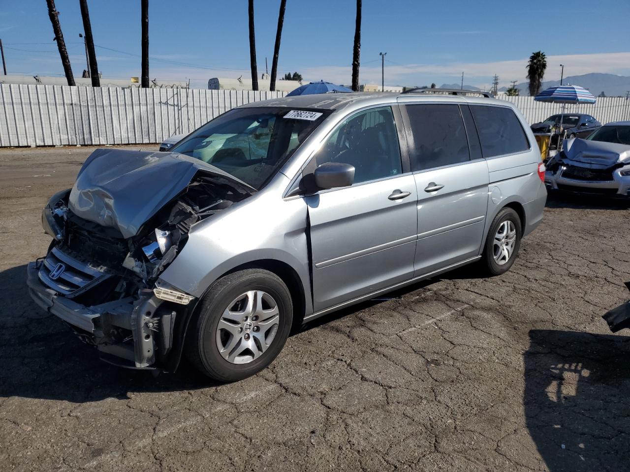 2006 Honda Odyssey Ex VIN: 5FNRL38456B098928 Lot: 77662724