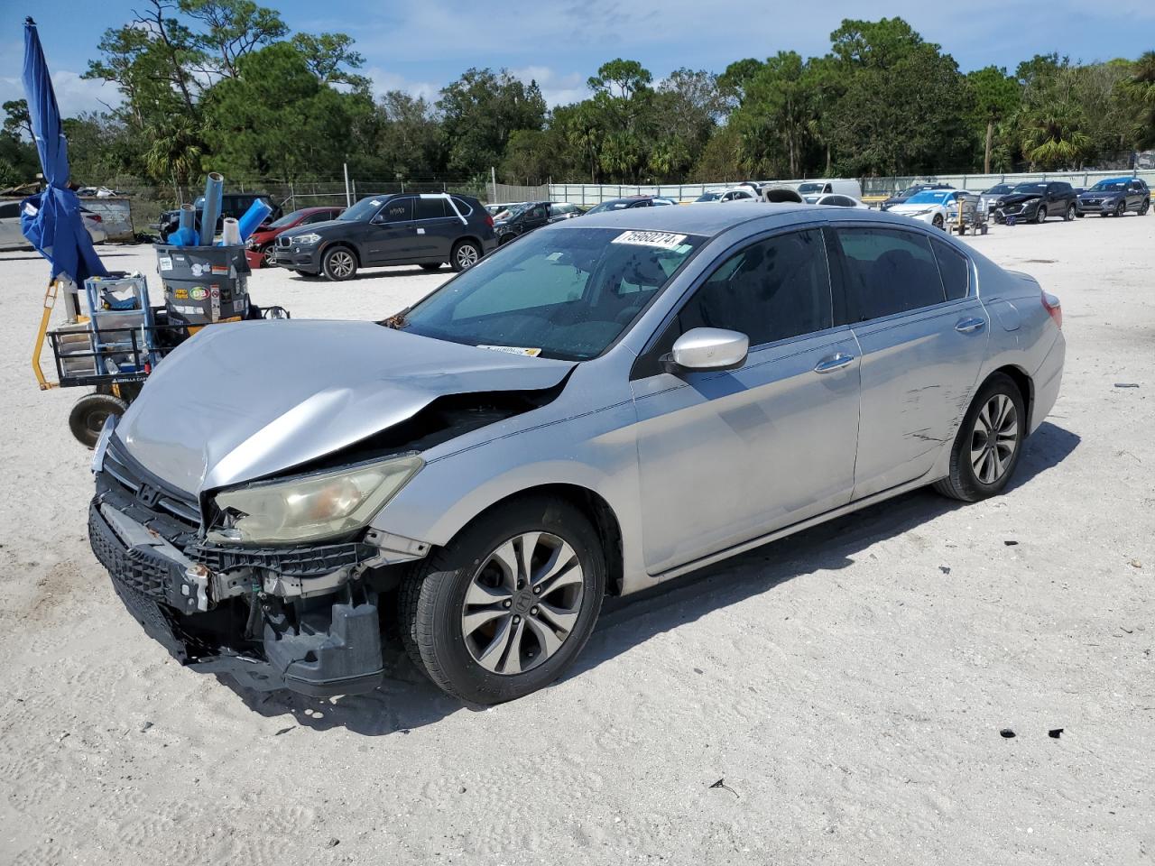 2014 Honda Accord Lx VIN: 1HGCR2F39EA016555 Lot: 75960274