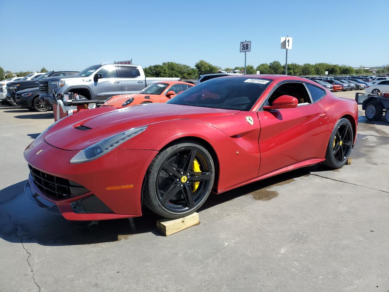 2013 Ferrari F12 Berlinetta VIN: ZFF74UFA7D0193622 Lot: 73031694