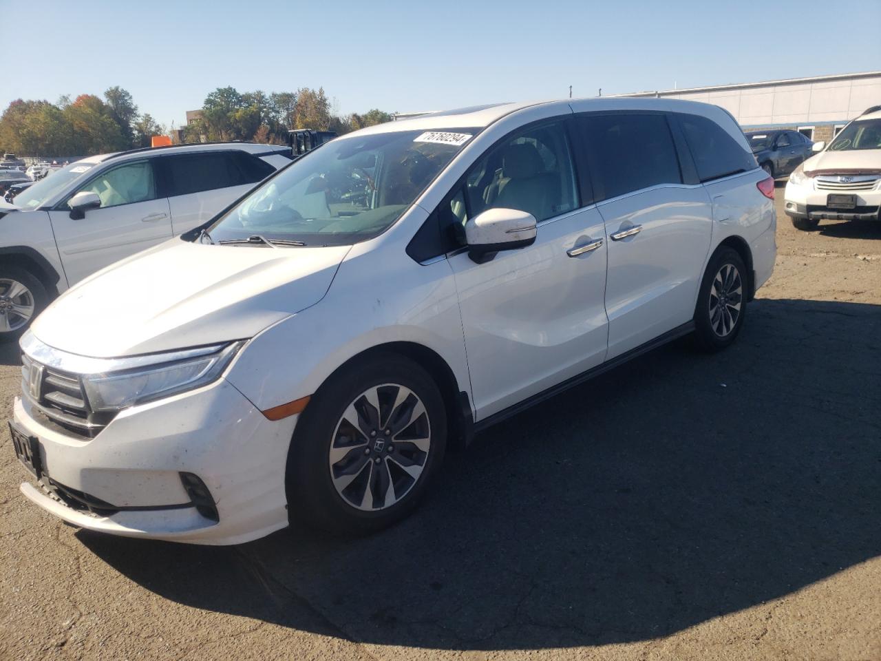 2022 Honda Odyssey Exl VIN: 5FNRL6H7XNB053333 Lot: 76760294